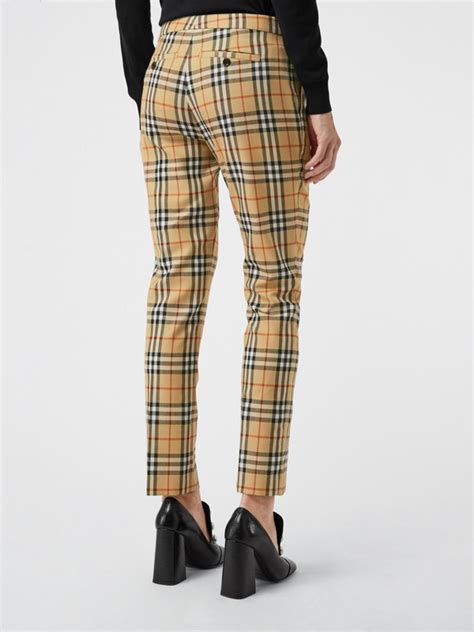 burberry trousers women's